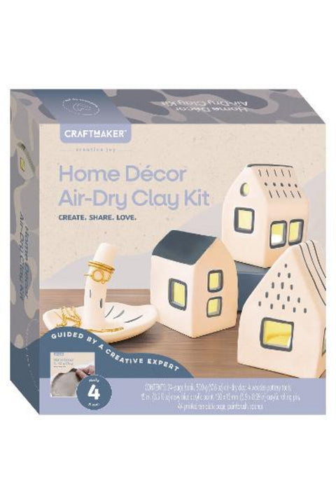 Craft Maker Home Decor Air Dry Clay Kit