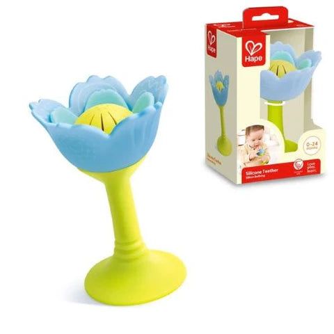 Hape Flower Teether Blue (8391956398279)