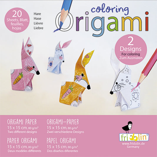 Origami Hares 20 Sheets (7822489551047)