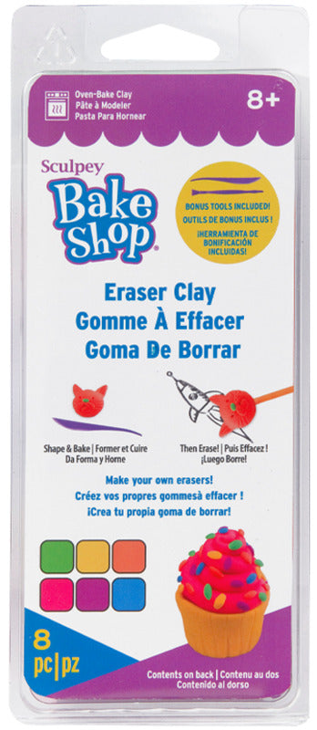 Sculpey Bake Shop Eraser Clay Set 6 (7578528907463)