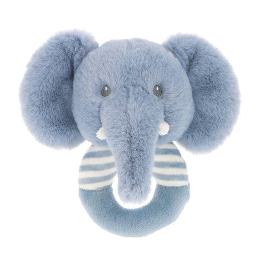 Keeleco Baby Ezra Elephant Ring Rattle (7706326499527)