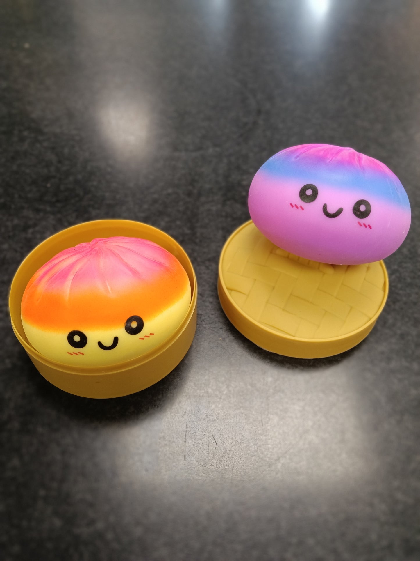 Rainbow Colour Dumpling Squishy assorted colours