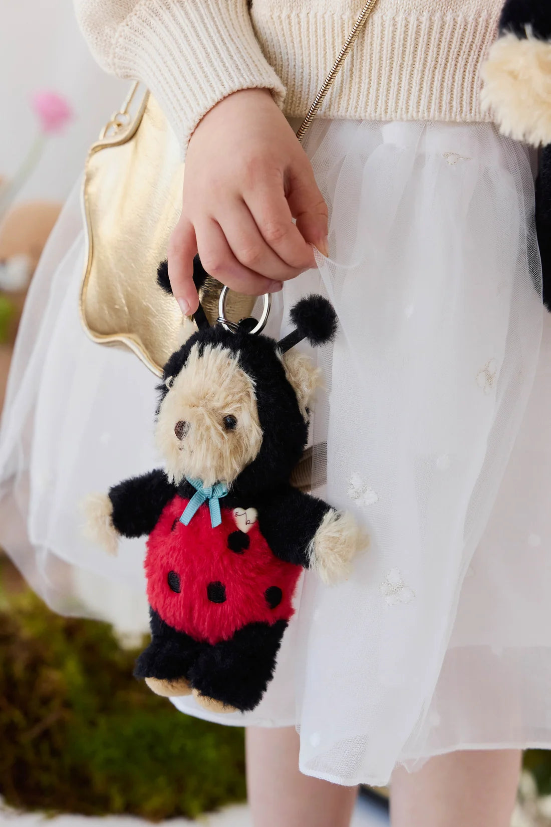 SB Arthur the Bear Lovebug Key Charm 15cm