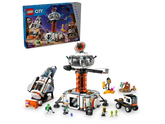 Lego City Space Base and Rocket Launchpad 60434 (7859475120327)