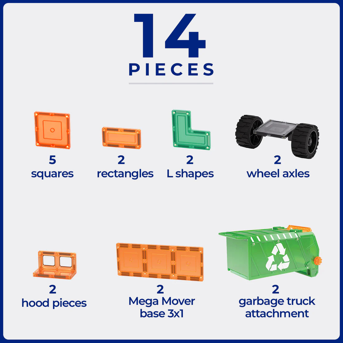 Tile Tek Mega Recycling Truck 14pc