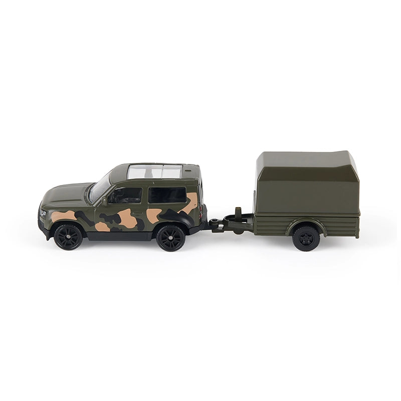 Siku Military Land Rover with Trailer 8324