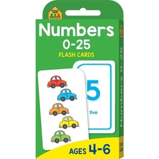 SZ Flash Cards Numbers 0-25 (4590149500963)