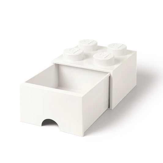 Lego Storage Drawer 4 Knobs White (7630088765639)
