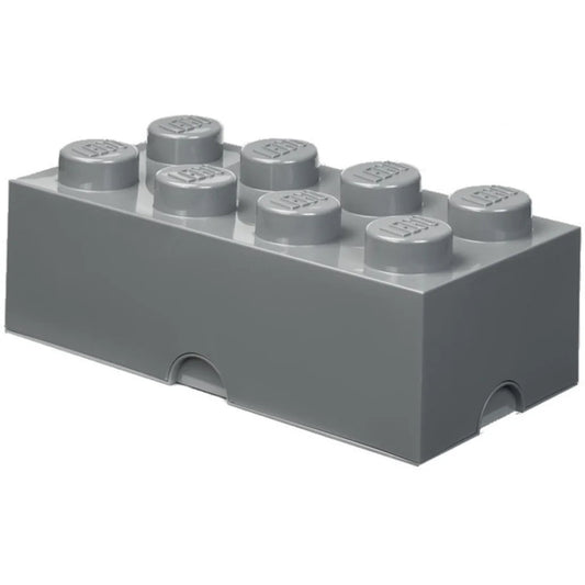 Lego Storage Brick 8 Dark Grey (7630088372423)