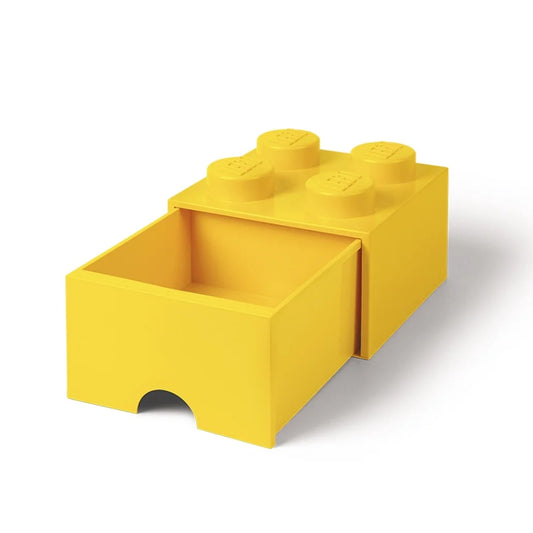 Lego Storage Drawer 4 Knobs Yellow (6814881775815)