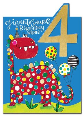 Age 4 Gigantasaurus Birthday Wishes (7657158934727)