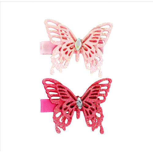 PP Glitter Butterfly Hair Clip (7741478404295)