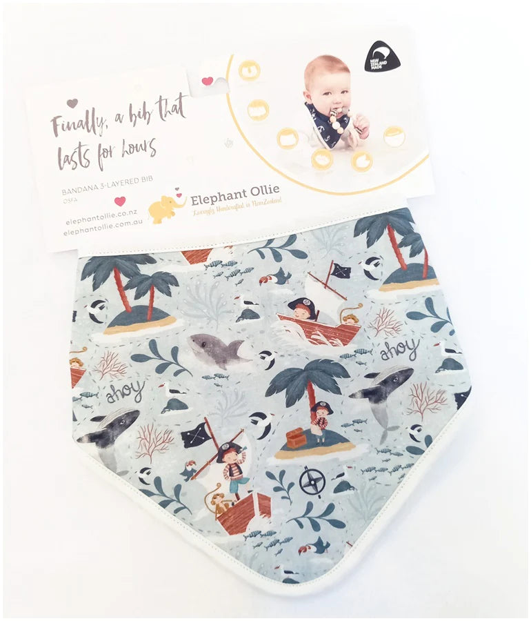 A Pirates Adventure Bandana Bib (7941588549831)