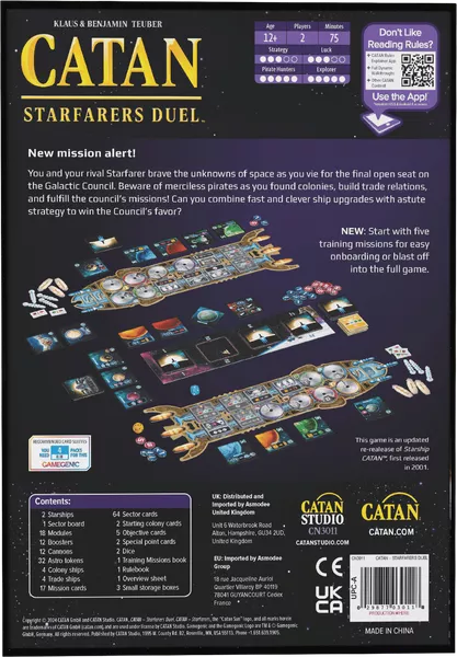 Catan Starfarers Duel box back (7913848176839)