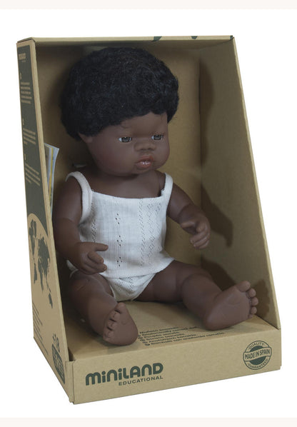 Miniland Doll African Boy 38cm (7340900352199)