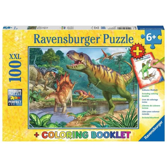 RB World of Dinosaurs 100pc & Colouring (7489344438471)