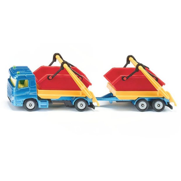 Siku Rubbish Skip Truck and Trailer (7259227291847)