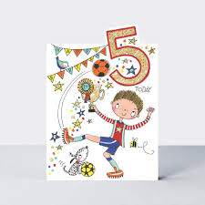 Age 5 Birthday Footballer (4625280958499)