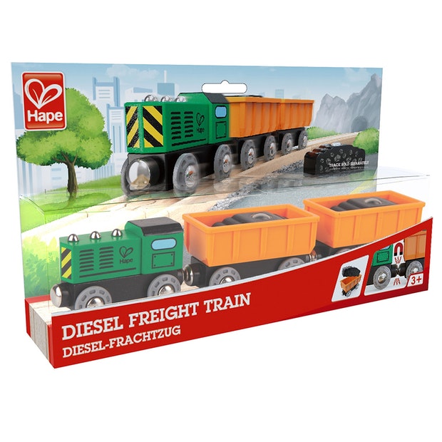Hape Diesel Freight Train (4621825474595)