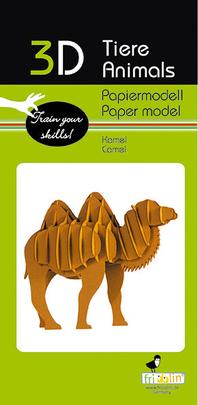 3D Paper Camel (7087833743559)