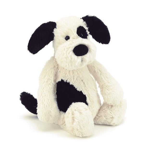 Bashful Black & Cream Puppy Small (6838031581383)