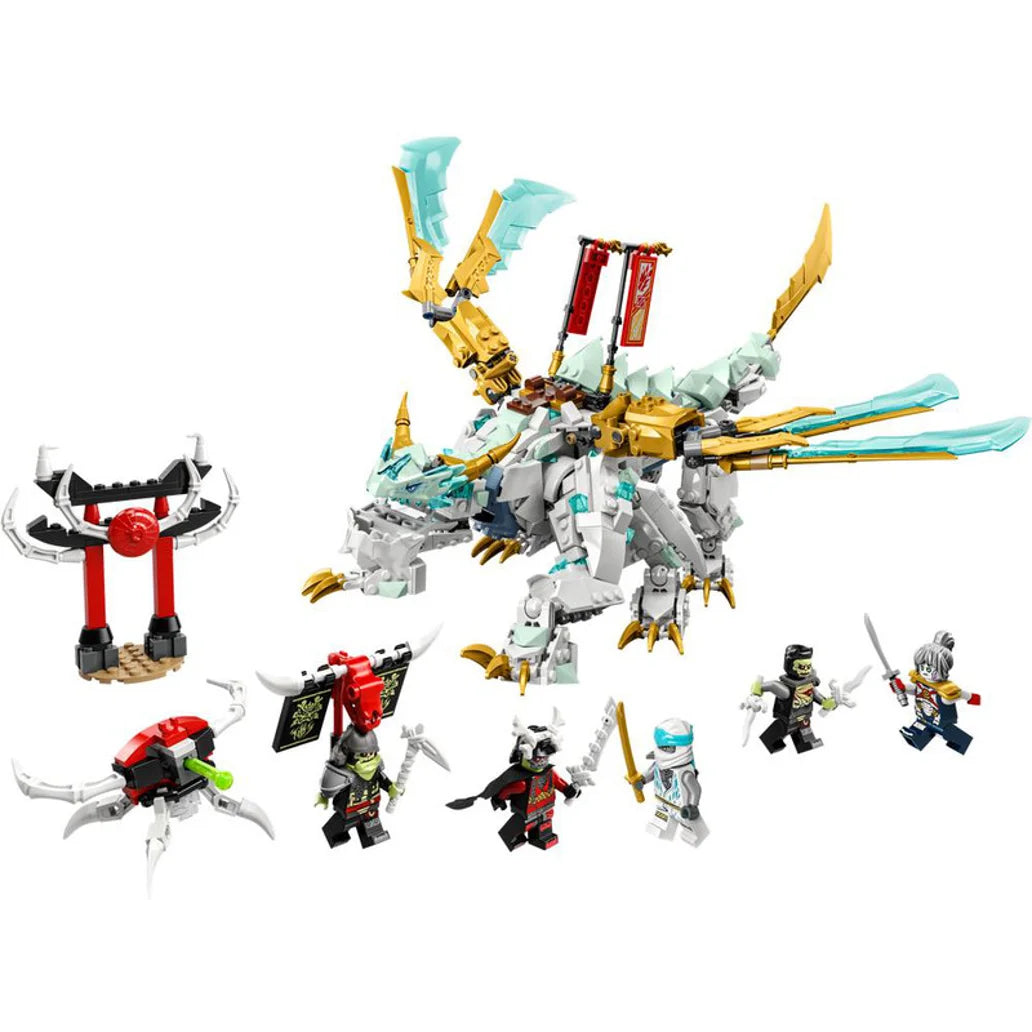Lego Nin Zane's Ice Dragon Creature 71786 (7602913345735)