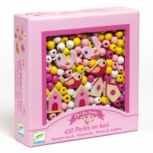 Djeco Wooden Beads Bird (7343454388423)