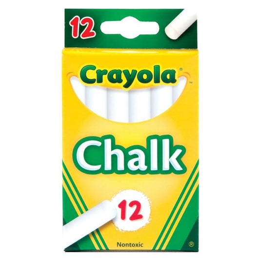 White Chalk Sticks 12pk (6865748590791)