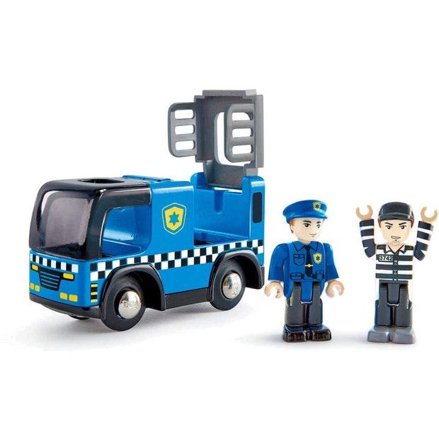 Hape Police Car with Siren (4596349829155)