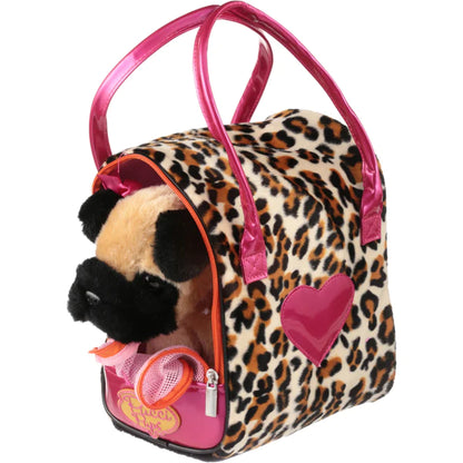 Pucci Pup Leopard Plush Glam & Pug Bag (7542283567303)