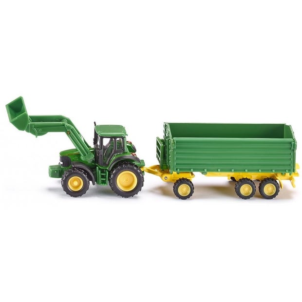 Siku John Deere Front Loader and Trailer 1:87 (4565144961059)