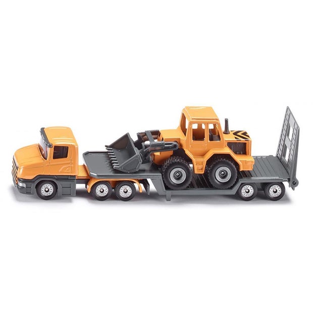 Siku Scania Low Loader with Front Loader (4565142208547)