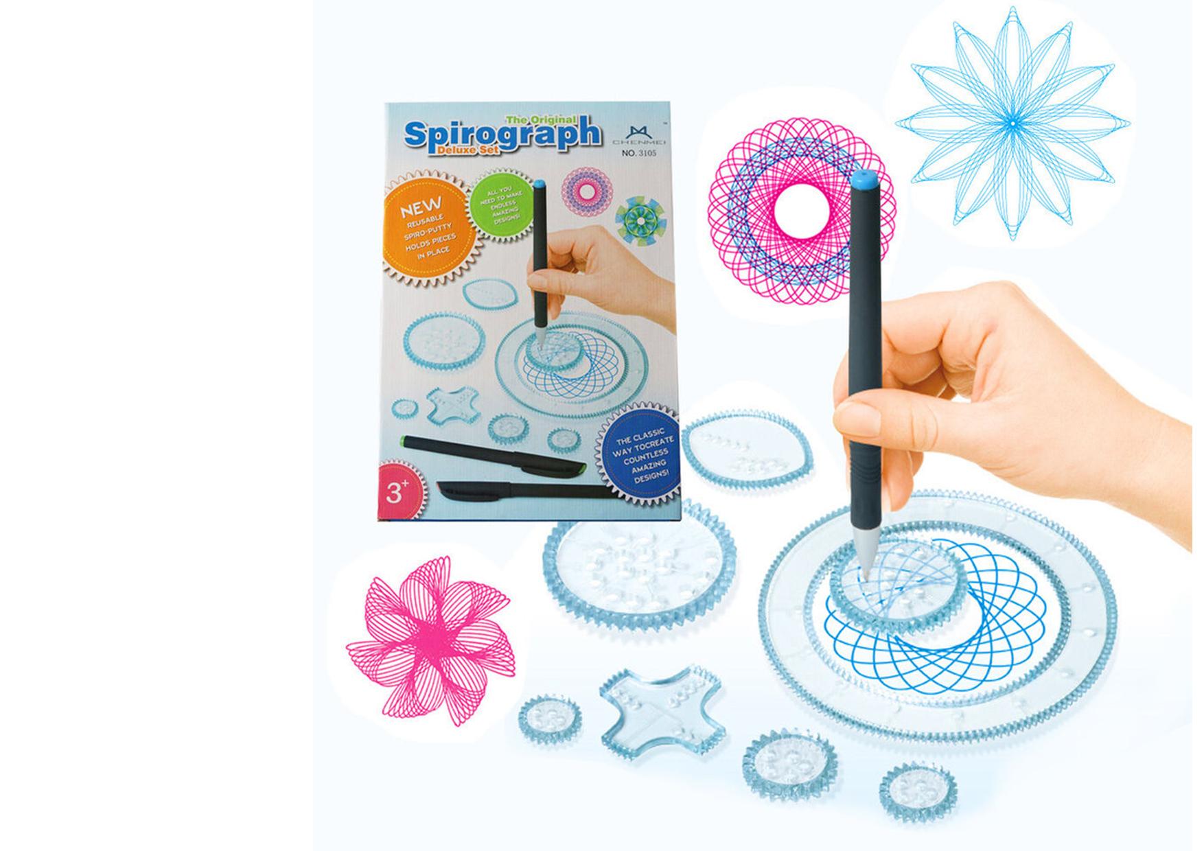 Gobesty Spirograph, Spirograph Deluxe Set with 28 Accessories, Spirograph  Art Design Set for Kids and Adults – TopToy