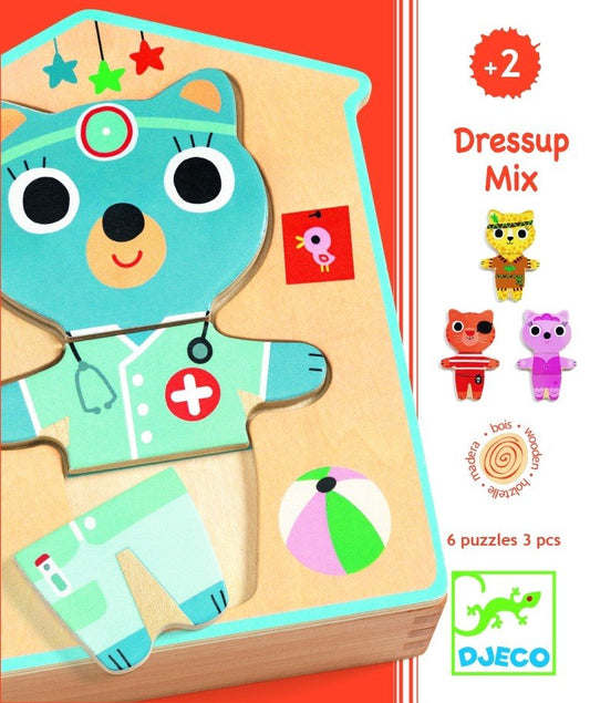 Djeco Dress Up Mix Puzzle (6654400725191)