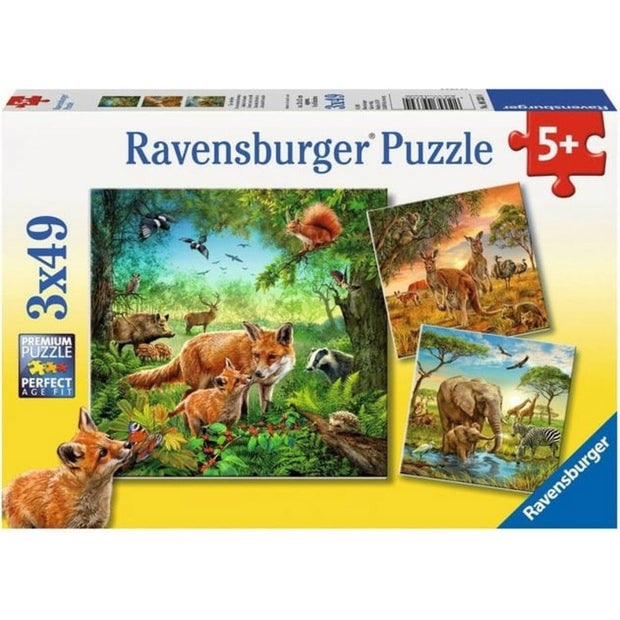 RB Animals of Earth 3x49pc (7334897942727)