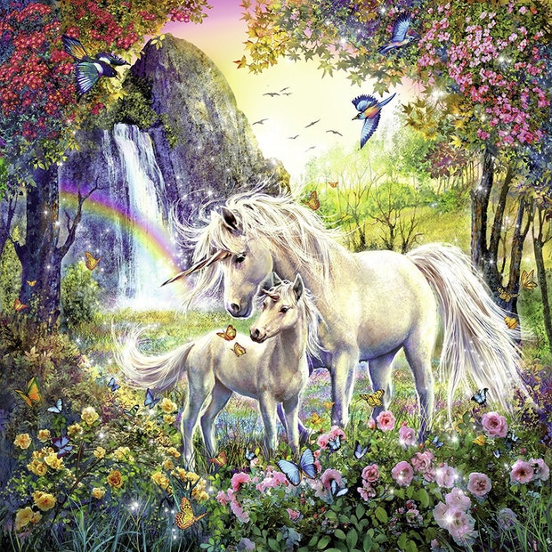RB Beautiful Unicorns 3x49pc pzl (4568473108515)