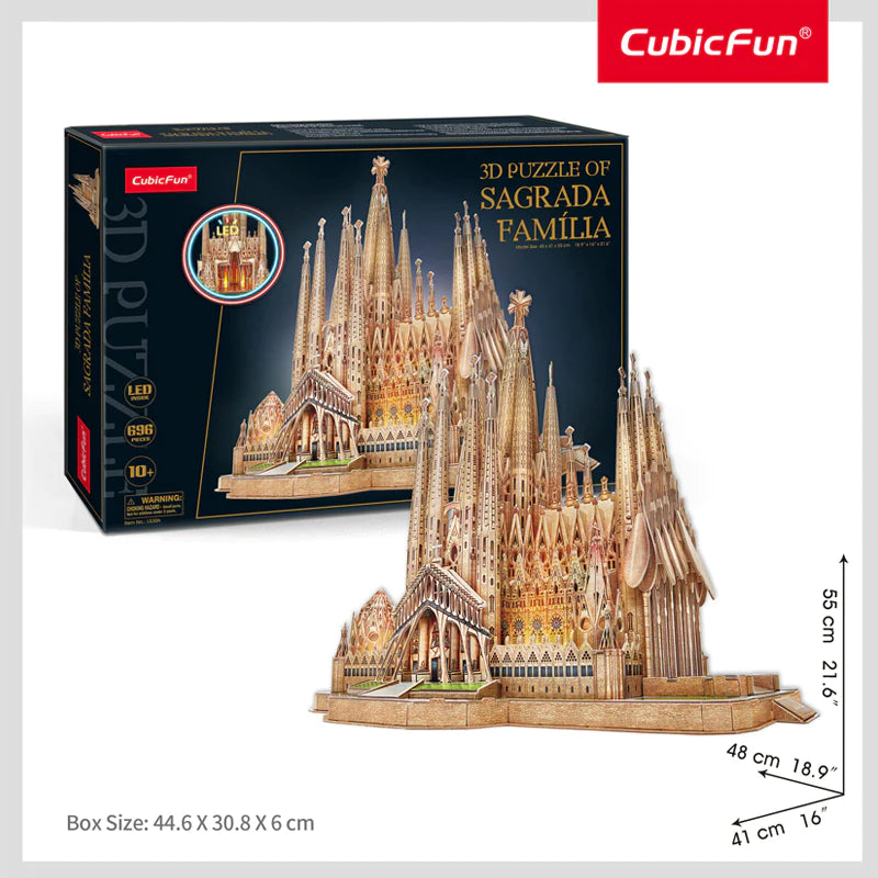 Sagrada familia puzzle shops 3d