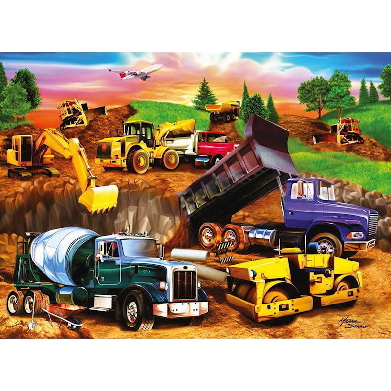 RB Construction Crowd Puzzle 60pc (4568473239587)