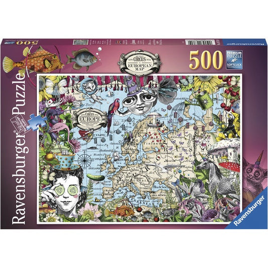 RB Quirky Europe Map 500pc (7320796430535)