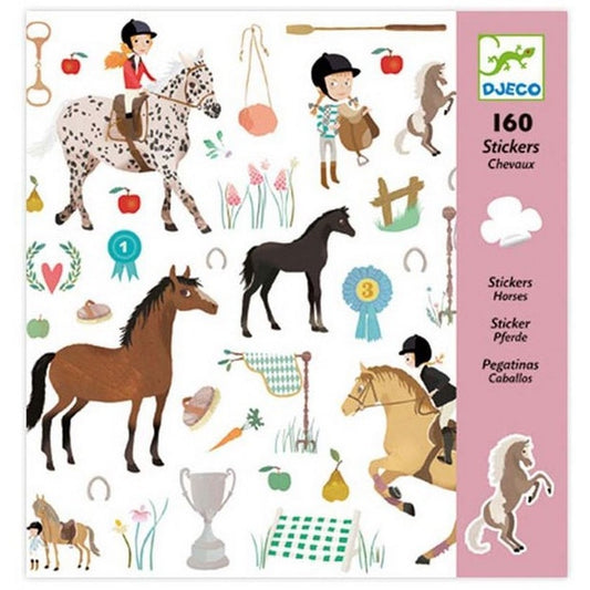 Djeco Stickers Horses (4540282667043)