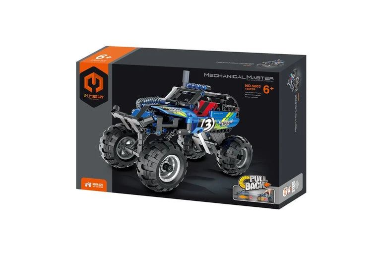 iM Master Pull Back Off-Road Vehicle Blue - 193 pcs
