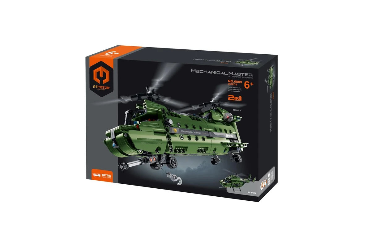 iM Master Mechanical 2 in 1 Military Transports - 393PCS