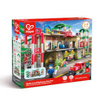 Hape Multi-Level Railway City Set