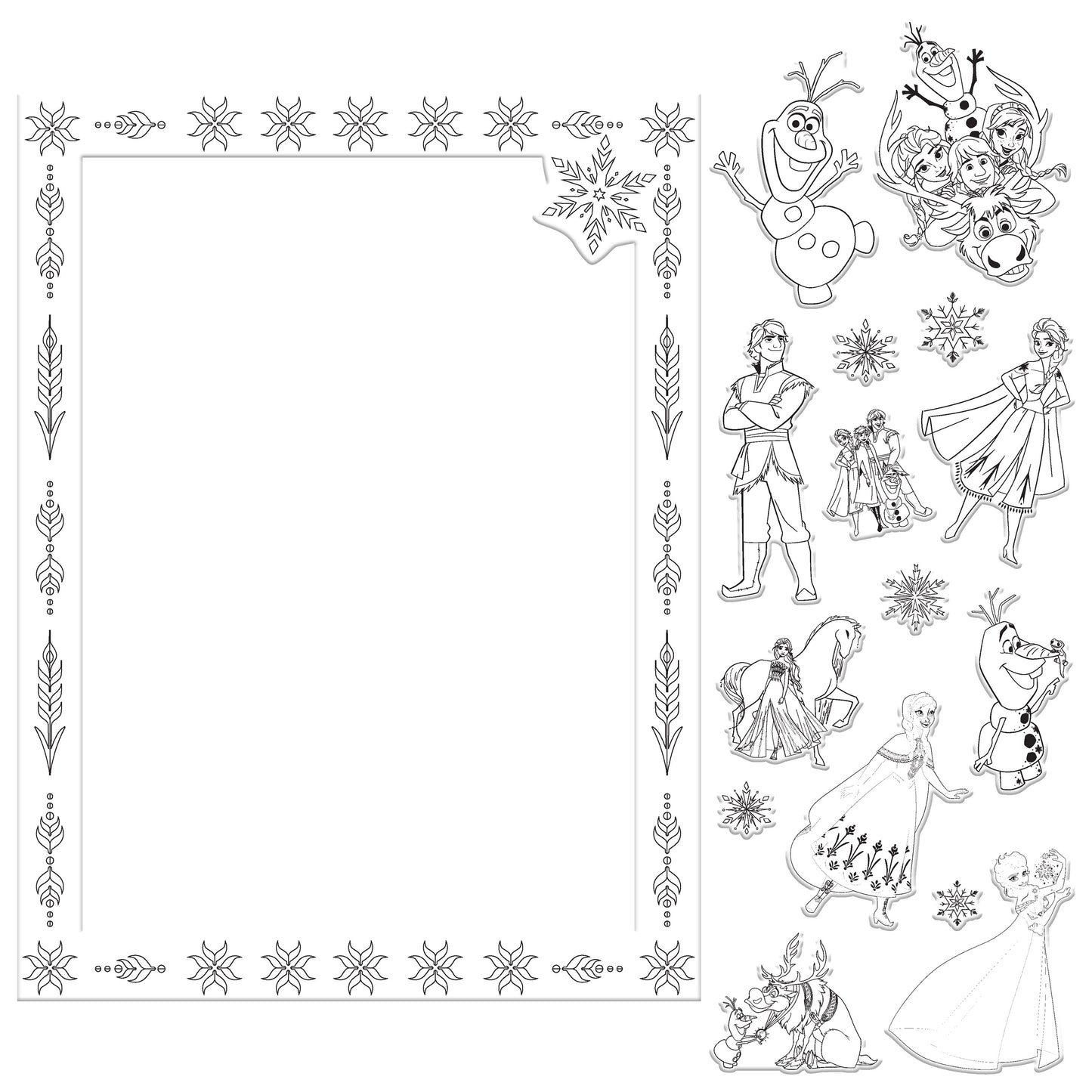 Colour Me Magnets Frozen