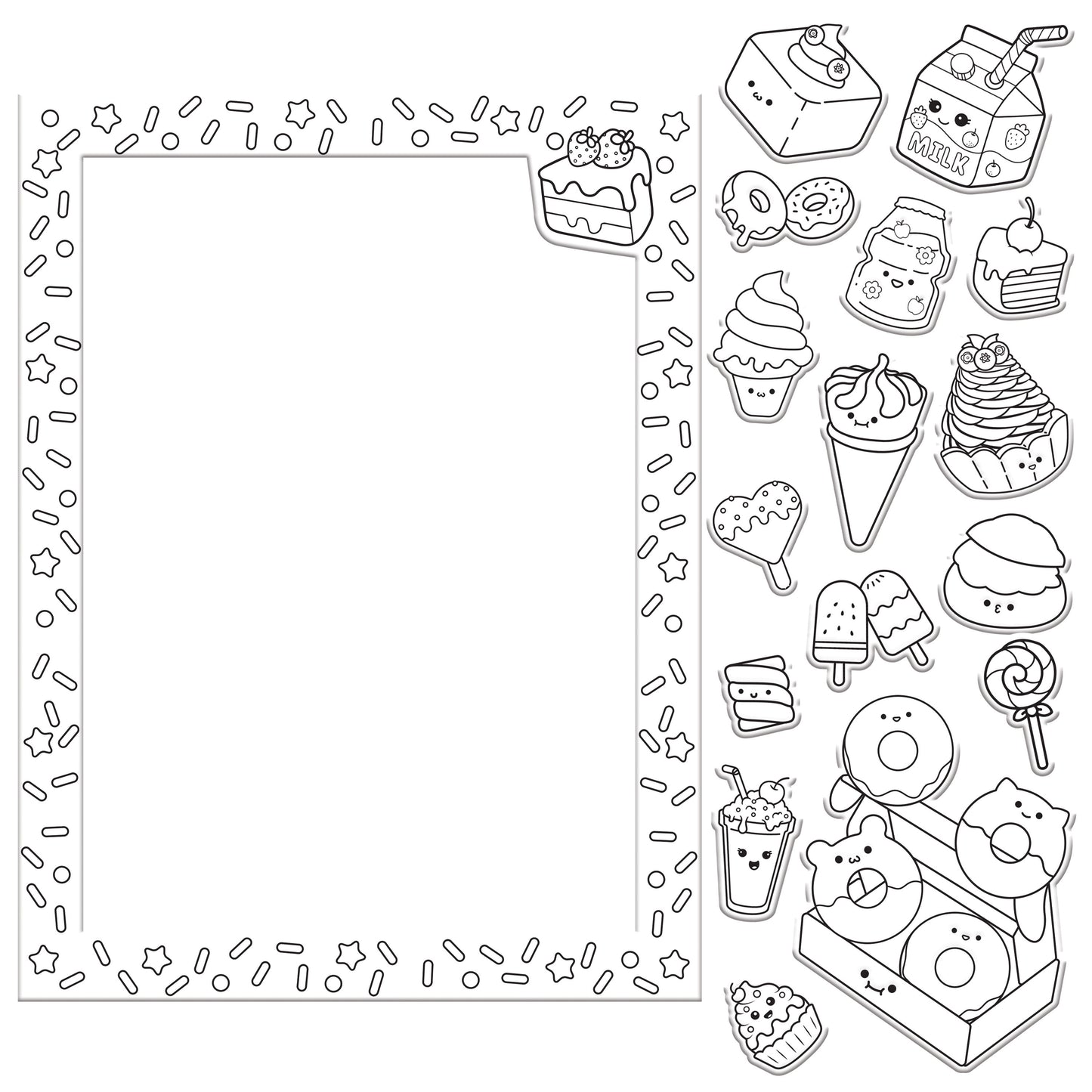 Colour Me Magnets Sweet Treats