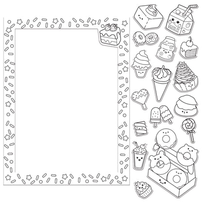 Colour Me Magnets Sweet Treats