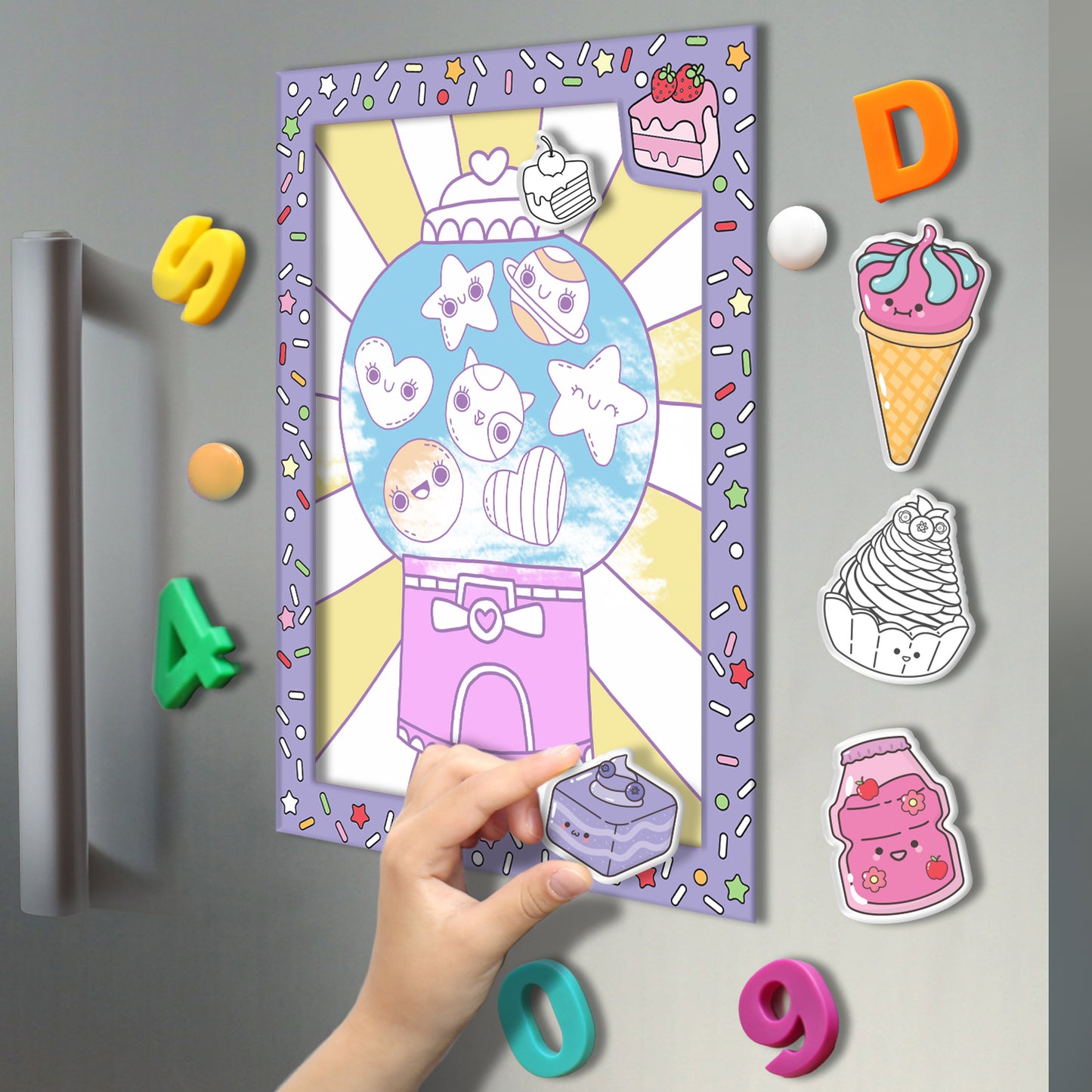 Colour Me Magnets Sweet Treats