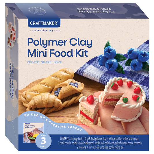 Craft Maker Polymer Clay Mini Foods