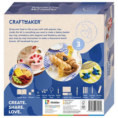 Craft Maker Polymer Clay Mini Foods