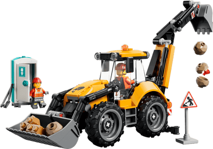 Lego City Yellow Backhoe Loader 60480